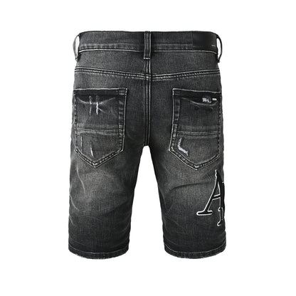 SOLLSALE-AMIRI  Fashion Denim shorts 6004