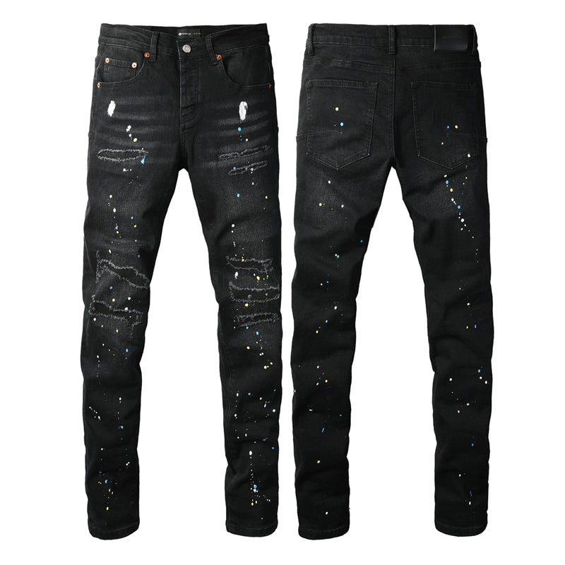 SOLLSALE-PURPLE  Fashion Jeans 9121