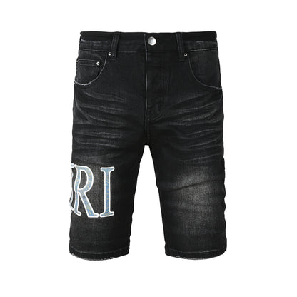 SOLLSALE-AMIRI  Fashion Denim shorts 6005